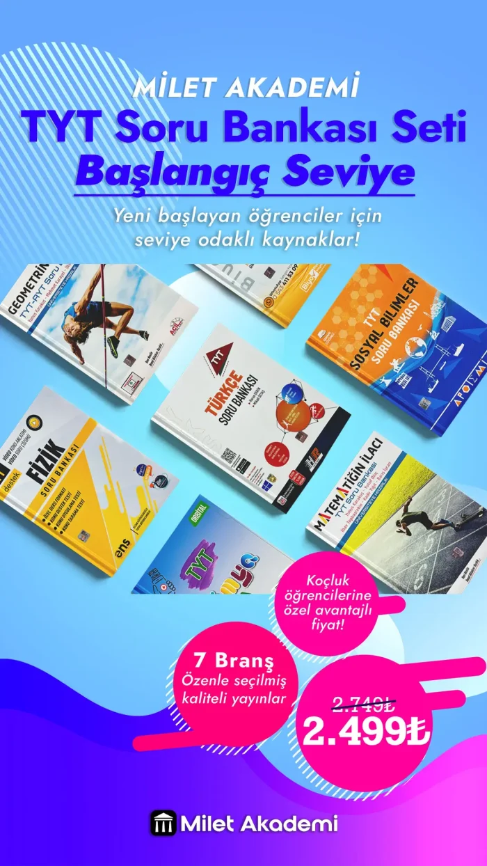 Başlangıç Seviye TYT Soru Bankası Seti